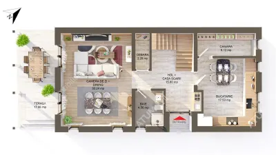 De vanzare casa individuala la cheie cu 4 camere in Selimbar zona Mihai Viteazu - foto 9