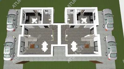 De vanzare casa cu 4 camere decomandate 2 bai si teren de 200 mp in Selimbar zona Triajului - foto 10