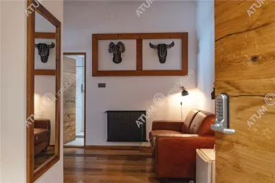 De vanzare 2 studiouri renovate la etajul 1 zona Centrala/Pietonala din Sibiu - foto 8