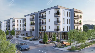 Apartament intabulat cu 2 camere si balcon la etajul 2 situat in Selimbar zona Pictor Brana - foto 7