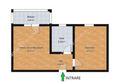 De vanzare apartament cu 2 camere si pod propriu intabulat in Selimbar zona Ion Ratiu - foto 7