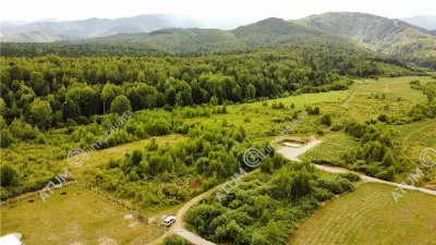 De vanzare teren intravilan 3900 mp in Porumbacu de Sus pe platoul centran, priveliste panoramica, Sibiu - foto 5