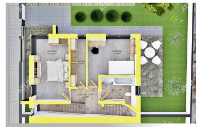 De vanzare casa moderna cu 4 camere 3 bai si teren de 214 mp in Selimbar zona Triajului - foto 8