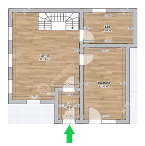 Casa individuala de vanzare cu 3 camere 2 bai si teren 172 mp situata in localitatea Sibiel - foto 6