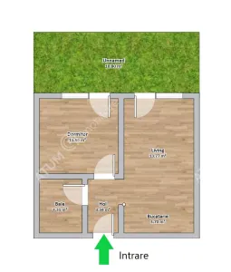 Apartament de inchiriat cu 2 camere terasa curte si loc de parcare in zona The Lake Home din Sibiu - foto 4