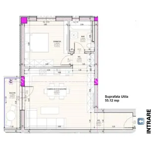 De vanzare in Selimbar apartament cu 2 camere la cheie in zona Pictor Brana - foto 9