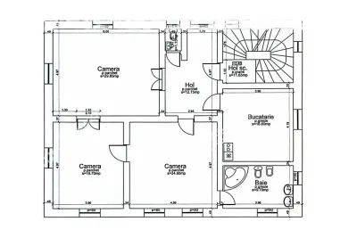 De inchiriat spatiu de birouri complet renovat cu 3 camere si 2 bai zona centrala din Sibiu - foto 5