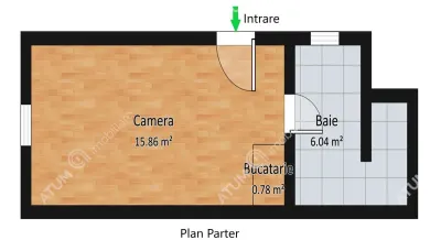 De vanzare casa ultracentrala compusa din 2 garsoniere situata langa Teatru Gong din Sibiu - foto 8