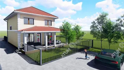 Casa individuala de vanzare 4 camere si 420 mp teren in Selimbar - foto 2