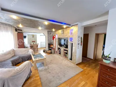 De vanzare casa individuala cu 8 camere 2 garaje amplasata pe teren de 500 mp situata in Selimbar/Shopping City - foto 3