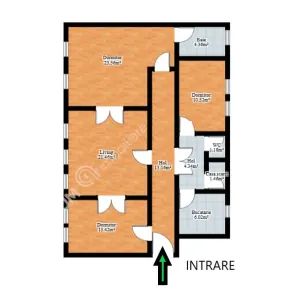 De inchiriat apartament cu 4 camere ultracentral in Sibiu - foto 6