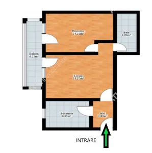 De vanzare apartament cu 2 camere balcon loc parcare si pod propriu in Selimbar Sibiu - foto 6
