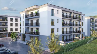 De vanzare apartament la cheie cu 2 camere 50 mp utili etaj 1 zona Pictor Brana din Selimbar - foto 4