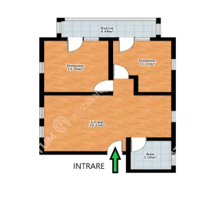 De inchiriat apartament modern cu 3 camere balcon si 2 locuri de parcare in zona Turnisor din Sibiu - foto 8