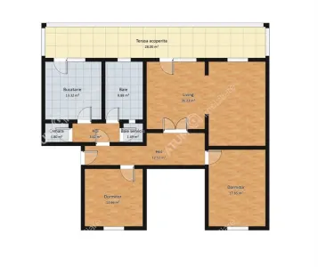 Apartament cu 3 camere la vila 115 mp utili langa Parcul Sub Arini din Sibiu - foto 8