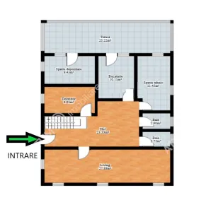 De inchiriat casa cu 8 camere si curte de 800 mp in zona Calea Poplacii din Sibiu - foto 5
