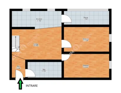 De vanzare apartament cu 4 camere decomandate si balcon in zona Strand din Sibiu - foto 7