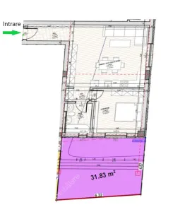 De vanzare apartament la cheie cu 2 camere gradina zona Pictor Brana din Selimbar - foto 5