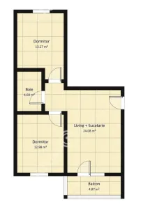 De vanzare apartament modern cu 3 camere cu balcon la etajul 1 in Selimbar - foto 10