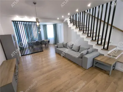 De inchiriat casa ultramoderna cu 4 camere 3 bai si dressing 170 mp utili in Sibiu - foto 2