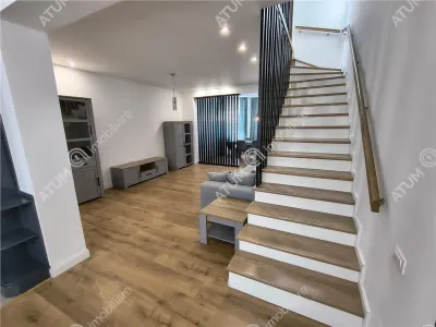 De inchiriat casa ultramoderna cu 4 camere 3 bai si dressing 170 mp utili in Sibiu - foto 12