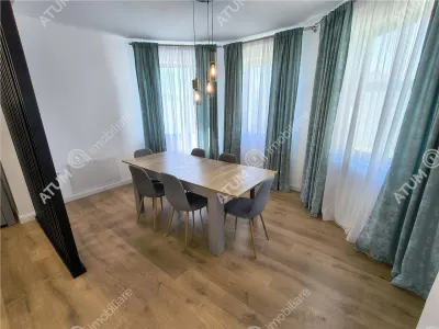 De inchiriat casa ultramoderna cu 4 camere 3 bai si dressing 170 mp utili in Sibiu - foto 7