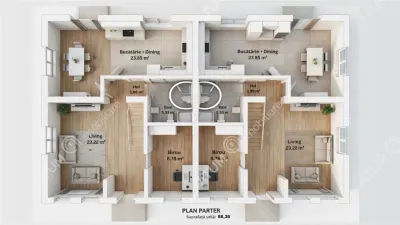 De vanzare casa cu 4 camere si teren propriu de 250 mp localizat in Selimbar Mohu - foto 8