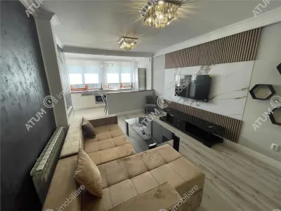De vanzare apartament cu 2 camere balcon si loc parcare subteran in zona Terezian Sibiu - Sibiu