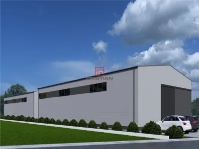 Vanzare depozit/hala/spatiu industrial Chiajna - Ciorogarla - A1-A0 - foto 8