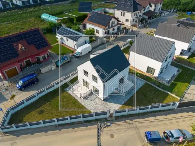 Casa noua de vanzare, 4 camere, 2 bai, terasa 21 mp, zona linistita - foto 2