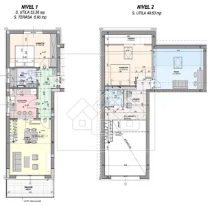 Penthouse 102, mp 3 camere + balcon,partial mobilat, intabulat - foto 12