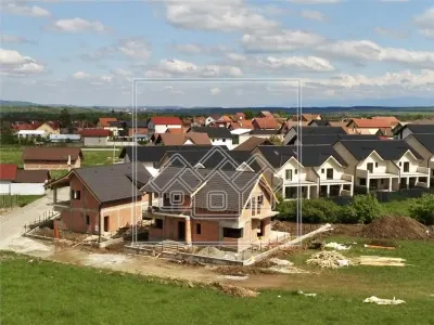 Casa individuala, 487 mp teren, finisata la alb, 147mp utili, Cristian - foto 10