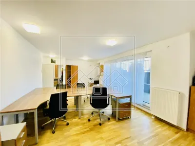 Spatiu de birouri mobilat, Complex Cibinium, zona cu vad - foto 3