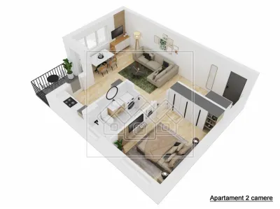 Apartament 2 camere, balcon - Doamna Stanca - nou,finisat la cheie - foto 8