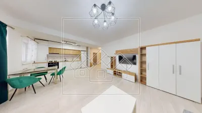 Ap cu 2 camere, 60 mp utili, mobilat si utilat, loc de parcare - - Selimbar