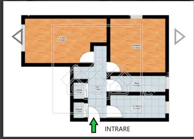 Apartament de vanzare in Sibiu - 2 camere si balcon - Terezian - foto 5