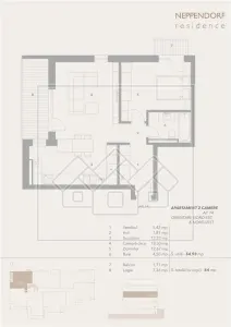 Apartament 2 camere, terasa mare, bloc nou, zona buna - foto 4