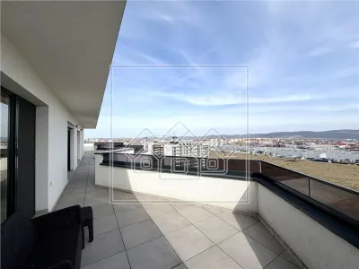 Penthouse nou - 87 mp utili, terasa 100 mp - mobilat si utilat modern - foto 12