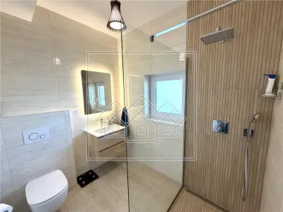 Penthouse nou - 87 mp utili, terasa 100 mp - mobilat si utilat modern - foto 13