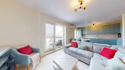 Penthouse nou - 87 mp utili, terasa 100 mp - mobilat si utilat modern - foto 20