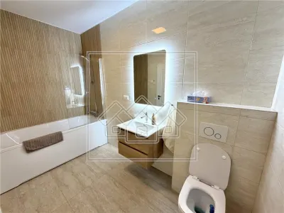 Penthouse nou - 87 mp utili, terasa 100 mp - mobilat si utilat modern - foto 8
