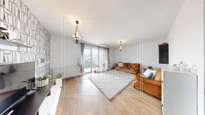 Ap. 3 camere, terasa de 12 mp, decomandat, 74 mp utili, pret bun - Selimbar