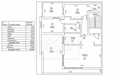 Penthouse cu 2 terase si loc de parcare - Selimbar, Sibiu - foto 13