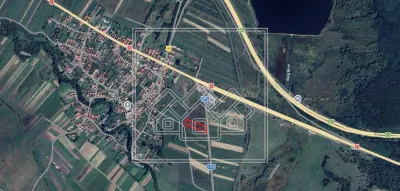 Teren extravilan de vanzare, 3.400 mp, 34 m deschidere la DN - Saliste, Sibiu - Saliste