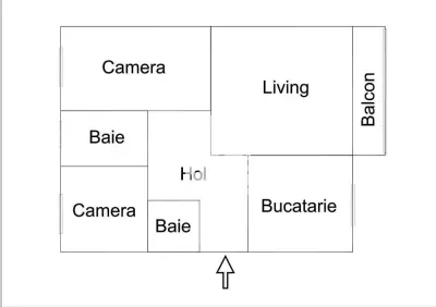 3 camere , parter cu balcon , centrala , 2 bai , Dambovita - Timisoara