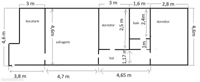 Confort 1 la etajul 2, model mare  cu centrală propie lingă Piața Doina - foto 7
