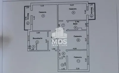 Decomandat etaj1 cu 2 bai si 2 balcoane in bloc anvelopat - foto 8