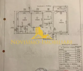 NOVISIMO-IMOBILIARE: APARTAMENT CU 3 CAMERE IN ZONA VEST - foto 1