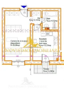 NOVISIMO-IMOBILIARE: GARSONIERA  IN ZONA SEMICENTRALA - Ploiesti
