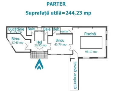 Royal Imobiliare - spatiu de birou de inchiriat in Ploiesti, zona Cantacuzino - foto 13